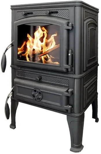Alleen Vandaag GUČA LAVA krbová kamna 12,5 kW, černá