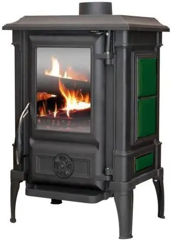 Gratis Retour GUČA ARINA 1113 krbová kamna 6,5kW, černá/zelená
