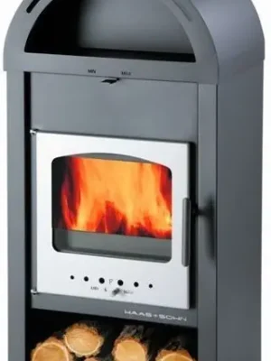 Beperkte Voorraad HAAS+SOHN VAASA PLUS III krbová kamna 4,9-8,3kW, antracit