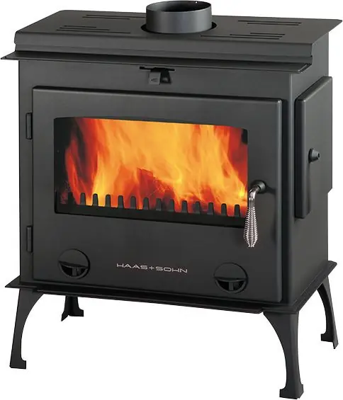 HAAS+SOHN ARKTIC krbová kamna 3,4-12,1kW, černá Koopje