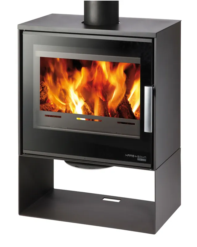 Lage Prijs HAAS+SOHN SKIVE II krbová kamna 4-12kW, černá
