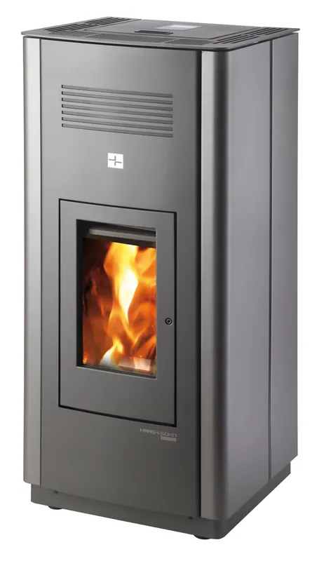 Koopje HAAS+SOHN TOLEDO IV 32 peletová kamna 2,4-8,3 kW, s WLAN modulem, antracit/šedá