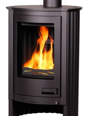 Seizoensaanbieding HS FLAMINGO MASTERFLAMME PICCOLO I krbová kamna 7kW, černá