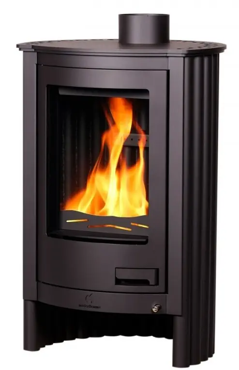 Sezónní Sleva HS FLAMINGO MASTERFLAMME PICCOLO I krbová kamna 7kW, černá