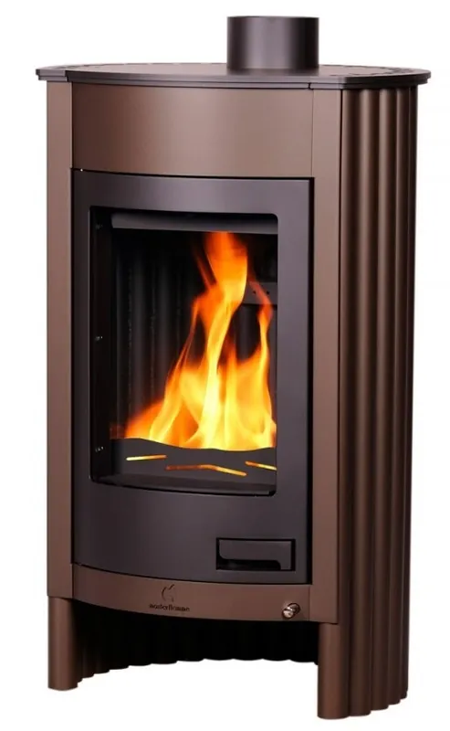 HS FLAMINGO MASTERFLAMME MEDIE I krbová kamna 12kW, sametově hnědá Koupit Online