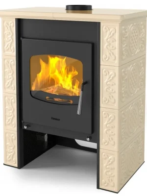 Populair HS FLAMINGO BALI kachlová kamna 3-12kW, krémová