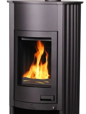 HS FLAMINGO MASTERFLAMME GRANDE I krbová kamna 17kW, černá Cenově Výhodný