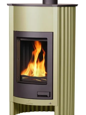 HS FLAMINGO MASTERFLAMME GRANDE I krbová kamna 17kW, olivová Horká Nabídka