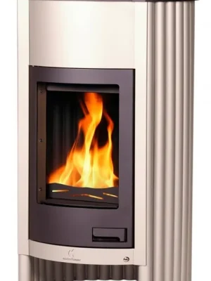 HS FLAMINGO MASTERFLAMME GRANDE I krbová kamna 17kW, krémová Pouze Dnes