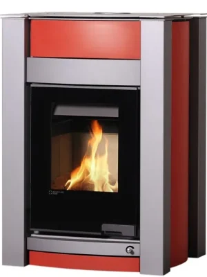 HS FLAMINGO AQUAFLAM VARIO KALMAR krbová kamna 11/7kW, s výměníkem, manuální regulace, červená Nu Kopen