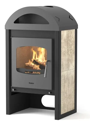 Víkendová Akce HS FLAMINGO MELAND krbová kamna 9kW, bělený dub