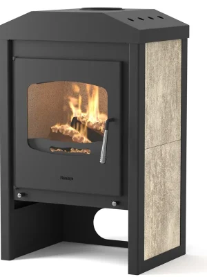 Seizoensaanbieding HS FLAMINGO VEGA krbová kamna 9kW, bělený dub