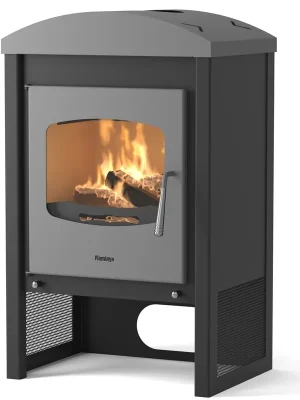 HS FLAMINGO STAVANGER krbová kamna 3-12kW, černá/šedá Dagaanbieding