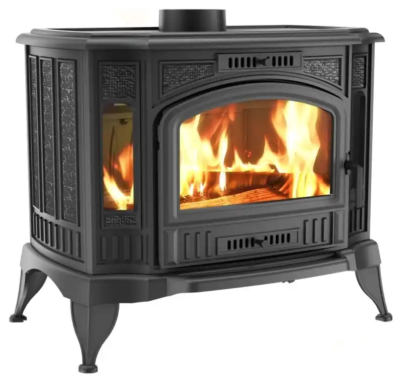 Direct Verzonden KRATKI KOZA K9 krbová kamna 10kW, černá