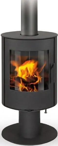 Nejprodávanější ROMOTOP EVORA T 03 krbová kamna 2,0-6,5kW, plech, černá