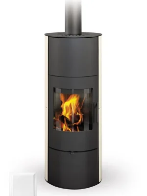 Nakupujte Hned ROMOTOP EVORA 01 AKUM krbová kamna 2,0-6,5kW, akumulační, lesklá bílá