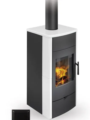 Nejprodávanější ROMOTOP ESPERA 01 krbová kamna 5-13kW, s výměníkem, matná černá