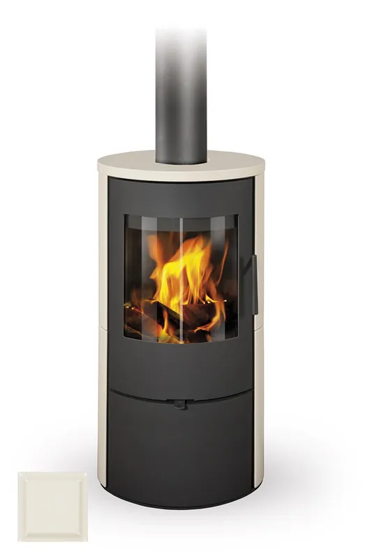 ROMOTOP EVORA 01 krbová kamna 2,0-6,5kW, matná krémová Exclusieve Akce