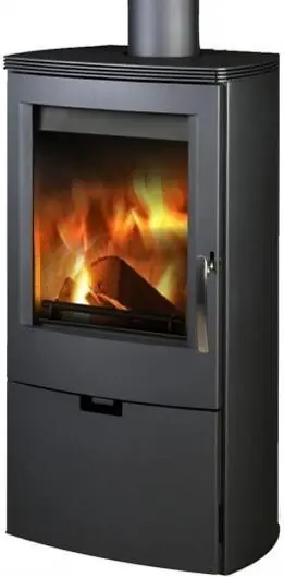 THORMA FALUN II krbová kamna 8kW, černá Fabrieksprijs