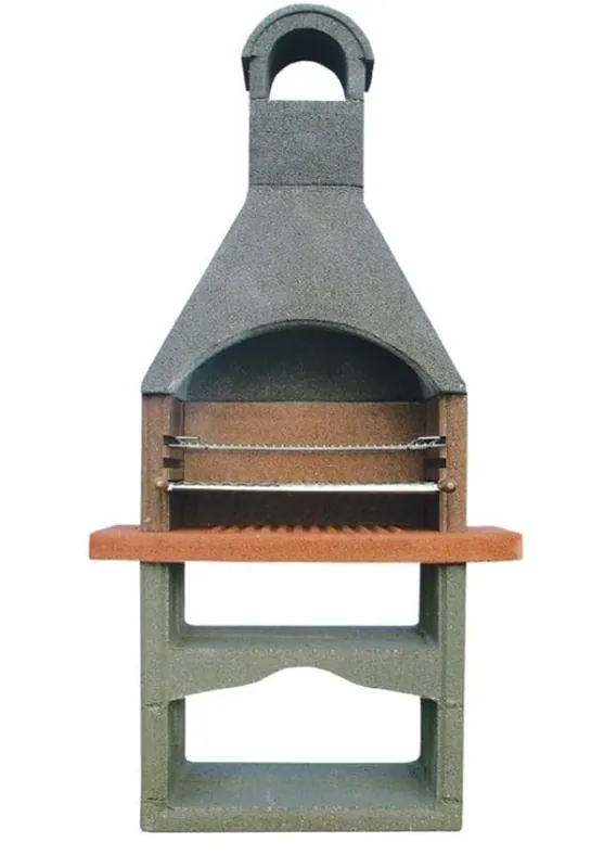 Aanbieding KRETZ HEMATIT zahradní krb 780x485x2060 mm, šedá/cihlová