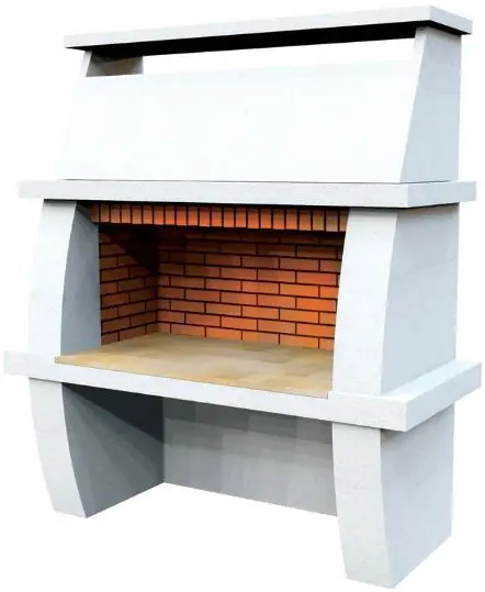KRETZ AMAZONIT zahradní krb 2200x915x2427 mm, bílá Lage Kosten