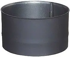 Zděř 145mm komínová, 1,5mm, ocel černá Nejnovější Verze