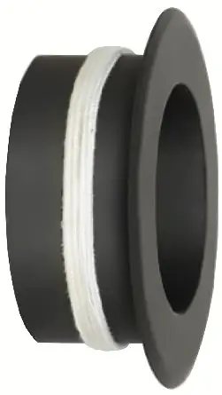 Redukce 180/150mm, do keramických komínů s kroužkem, ocel černá Levný