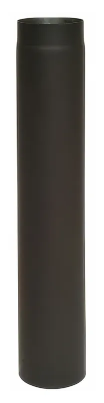 Roura 150mm kouřová, 2mm, délka 1m, černá Výhodná Nabídka