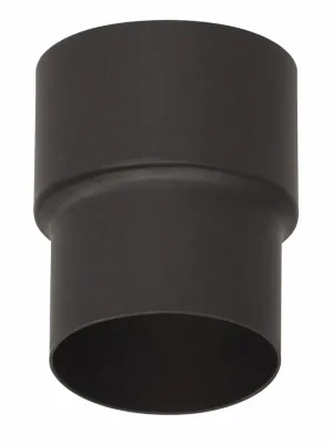 Přechodka kouřovodu 120/150mm, 1,5mm, do komínu, ocel, černá Ihned K Objednání