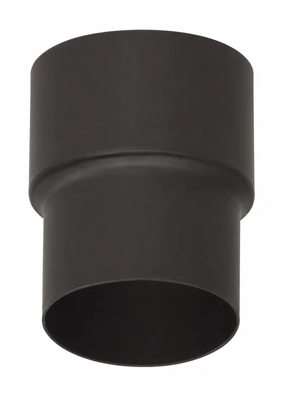Přechodka kouřovodu 180/150mm, 1,5mm, ocel, černá Cenový Hit