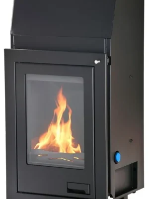 Hoge Kwaliteit HS FLAMINGO AQUAFLAM 12 krbová vložka 12kW, s výměníkem, manuální regulace, černá
