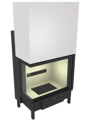 Bestseller KRETZ C 2200 - C krbová vložka 16kW, rohová, levá, černá