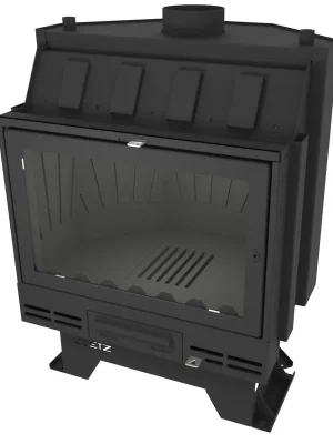 KRETZ A 303 V krbová vložka 16 kW, s výměníkem, černá Uitverkoop