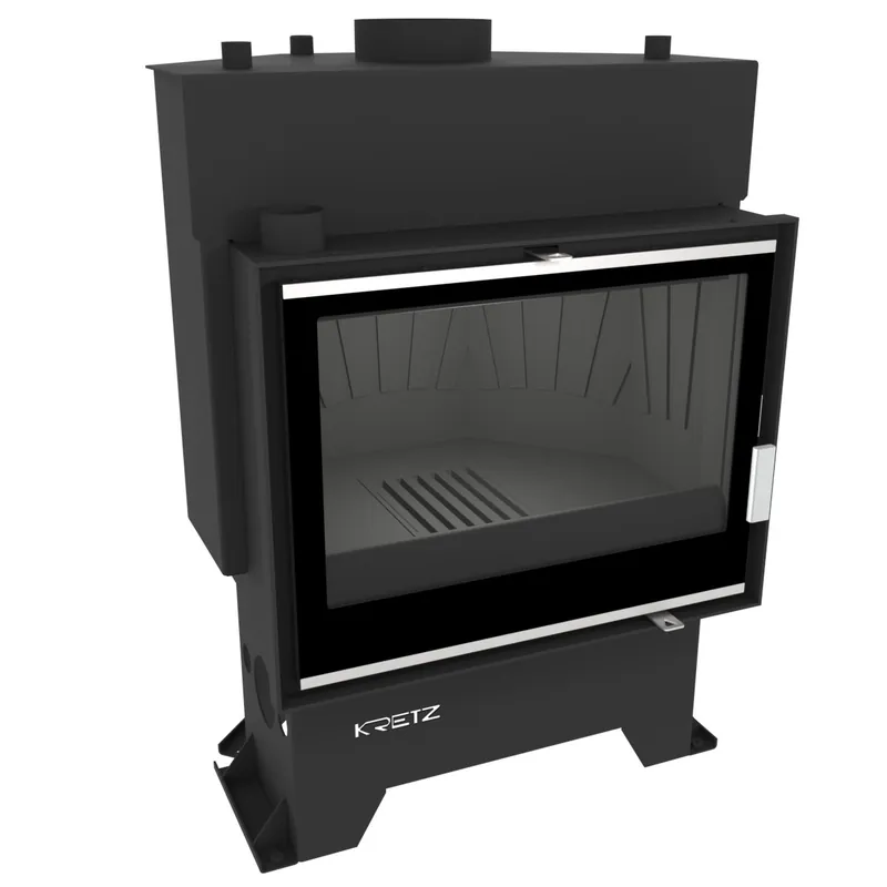 KRETZ Z 303 VS krbová vložka 13,8 kW, s výměníkem, dvojité sklo, černá Laatste Versie