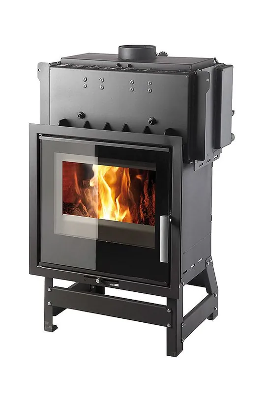 Direct Beschikbaar HAAS+SOHN VESUVIO II/12/2S krbová vložka 7,8-15,7kW, s výměníkem, černá