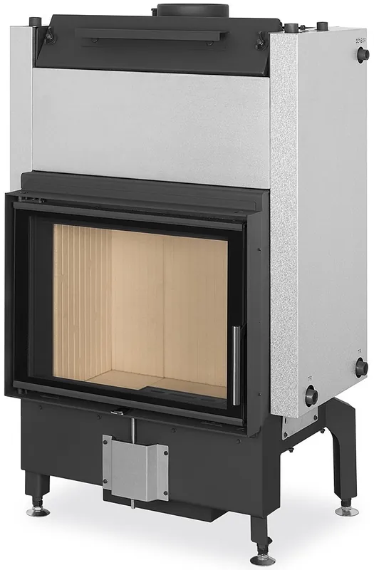 Speciale Akce ROMOTOP DYNAMIC W 2G 66.50.01 krbová vložka 5,9-15,2kW, s výměníkem, černá