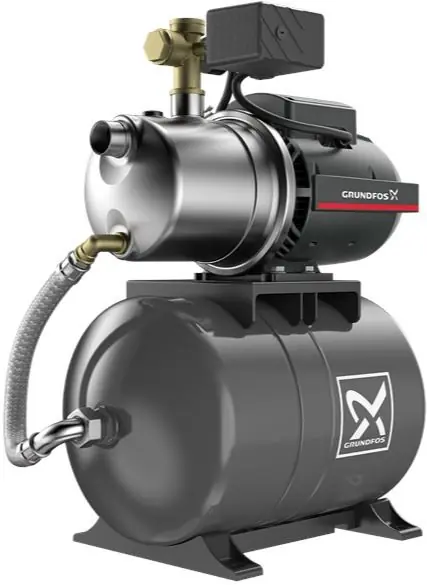 Cenový Hit GRUNDFOS JP 5-48 PT-H 60L domácí vodárna, Qmax 5,6 m3/h, 60 l