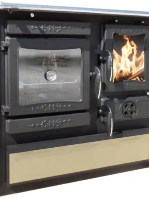 Koop Vandaag GUČA GULIVER SMART L sporák na tuhá paliva 10,5kW, s troubou, levý, béžová