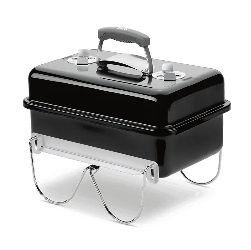WEBER GO-ANYWHERE gril 42x26cm na dřevěné uhlí, přenosný, černá Speciale Akce