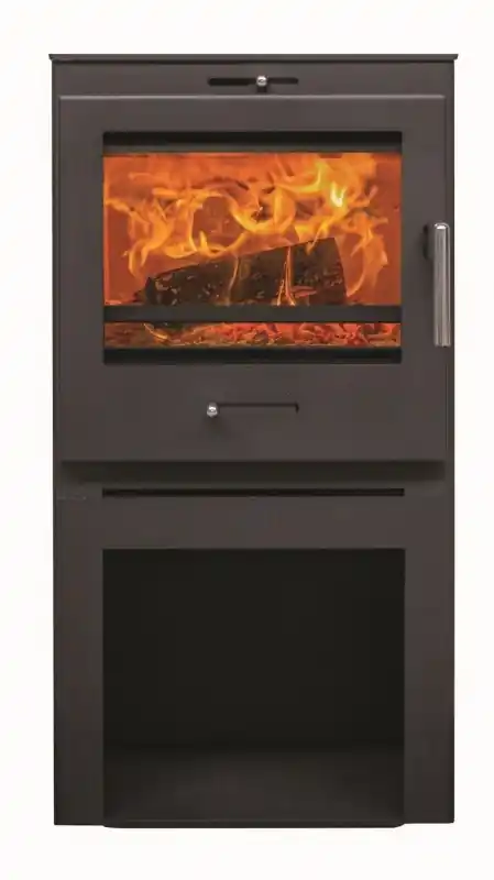 HEDE 1D krbová kamna 5kW, černá Gratis Retour