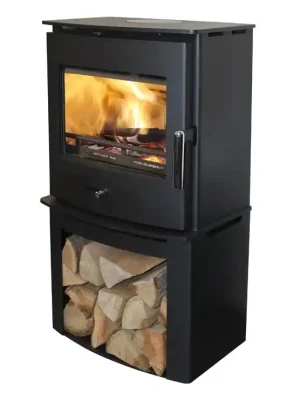 HEDE 4D krbová kamna 5kW, černá Merkproduct