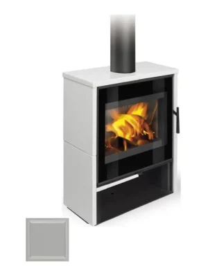 ROMOTOP ALEDO 01 krbová kamna 6kW, černá/holubí šeď Denní Nabídka