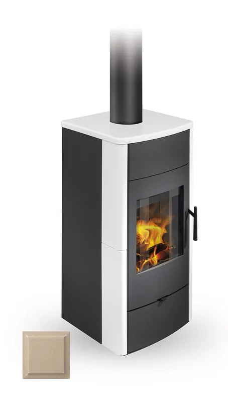 Meest Verkocht ROMOTOP ESPERA 01 krbová kamna 5-13kW, s výměníkem, jogurtová