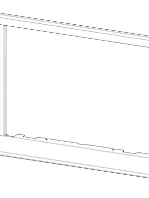 ROMOTOP rámek 785x82,5x627mm, krycí, polohluboký Premium