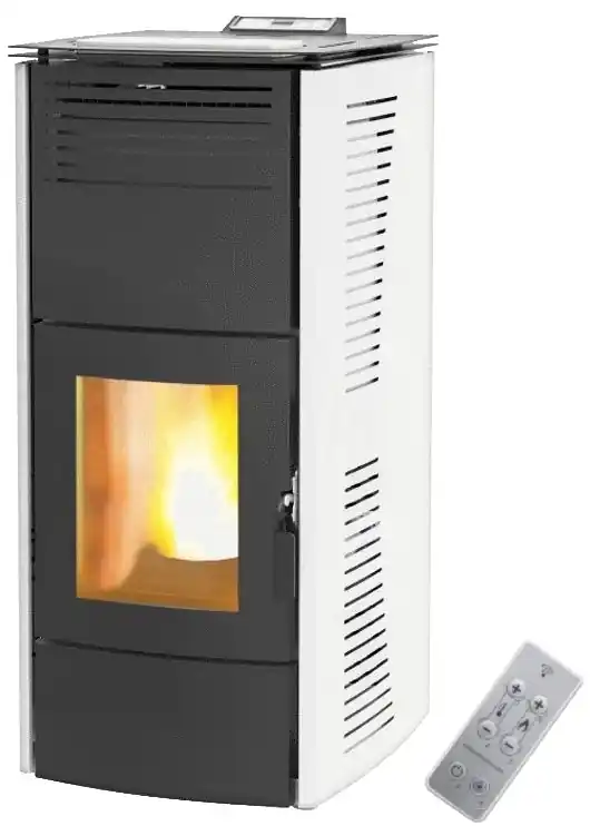 CENTROMETAL CENTROPELET ZV16 peletová kamna 4,89-16,1kW, s výměníkem, bílá Veilige Betaling