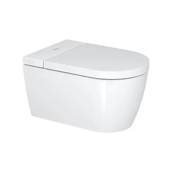 Merkproduct DURAVIT SENSOWASH STARCK F LITE závěsné WC compact, s bidetovým SoftClose sedátkem, Rimless splachování, HygieneGlaze