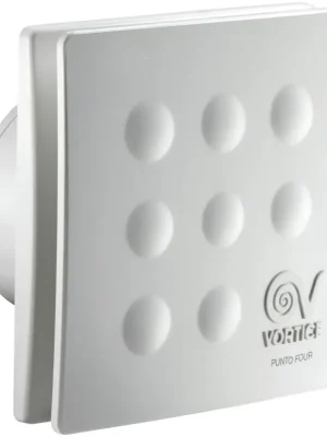 Favoriet VORTICE PUNTO FOUR MFO 100/4" axiální ventilátor 100 mm, nástěnný/stropní, se zpětnou klapkou