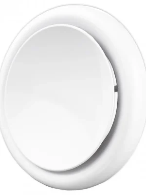 Aanbieding LINDAB SR-S talířový ventil DN100, pr.130 mm, přívod vzduchu, kov, lesklá bílá RAL9010