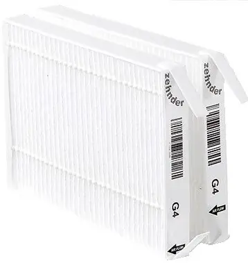 Gecertificeerd ZEHNDER sada filtrů pro ComfoSpot 50, G4, 2 kusy