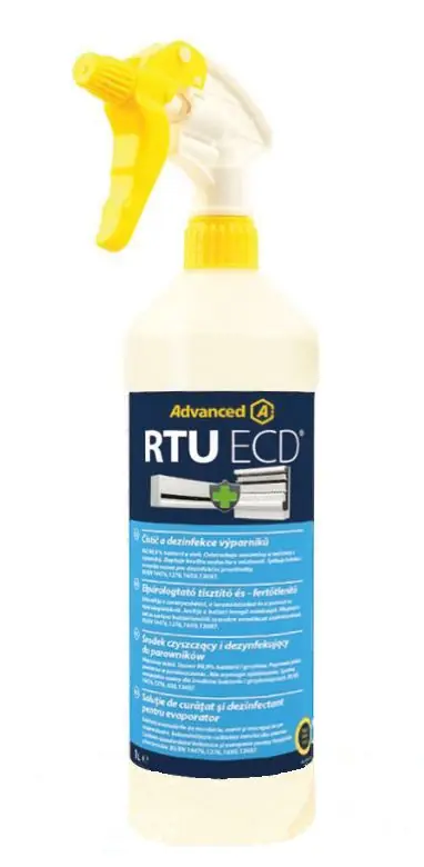 RTU ECD čistič výparníků 1l, s dezinfekcí Nejnovější Verze